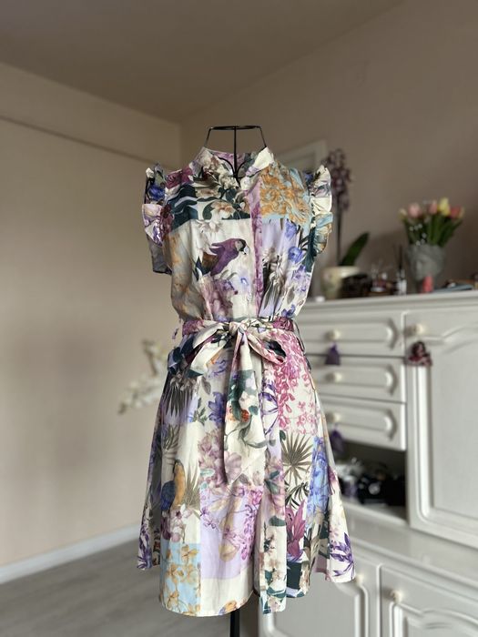 Rochie imprimeu floral marimea S, noua