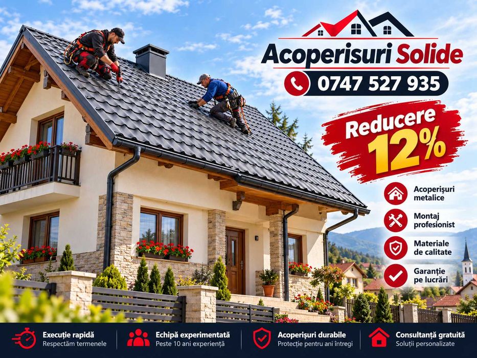 Echipe Acoperișuri – Montaj, Reparații, Dulgherie