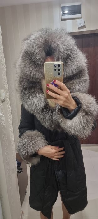 Норка с лисица-черно.Кожено  късо палто.Дълго палто.Черно сако.Топла б