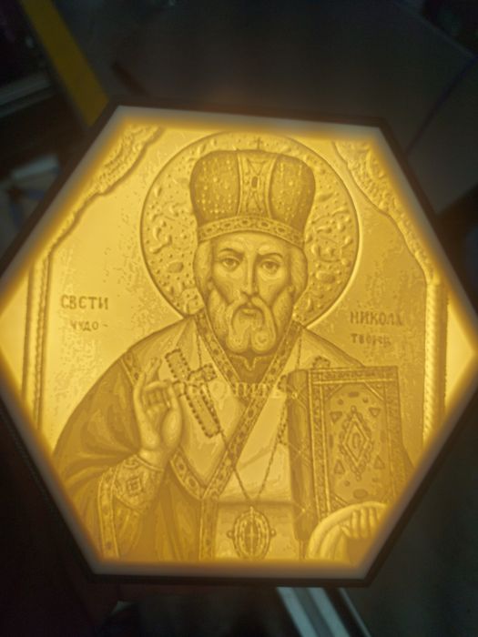 Светеща икона различни видове