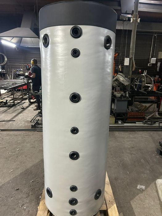 Puffer cu 1-2 serpentine de inox, sau clasic, 250-1500L, tabla 3mm.