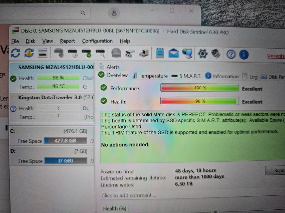 Lenovo L13 Yoga G3/ i7-12th / 16GB Ram / 512 SSD