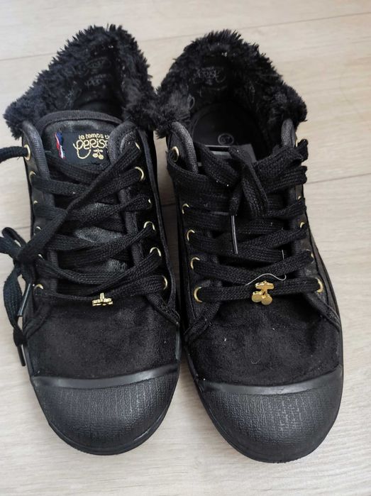 Дамски черни боти Рикер Rieker, размер 37 и боти с пайети