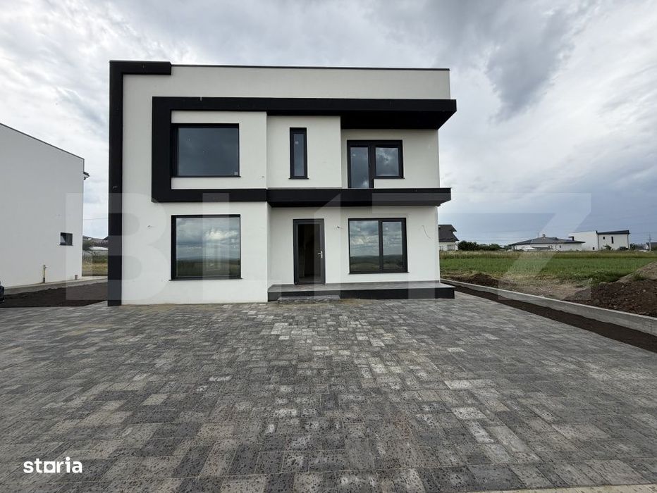 Casa moderna, 118 mp, 318 mp teren, zona rezidentiala Ipotesti