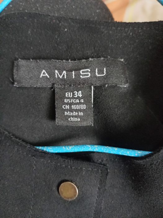 Sacou negru Amisu nr 34
