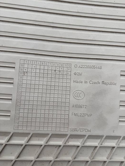 Covorase cauciuc originale Mercedes Clasa S