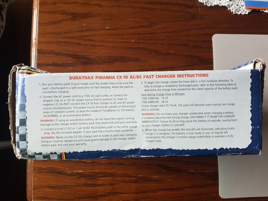 Бързо зарядно за батерии Piranha