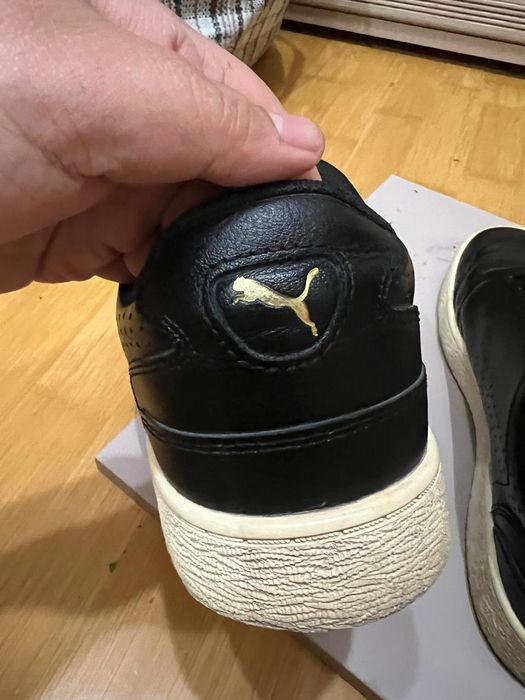 Макасины Puma кожаные