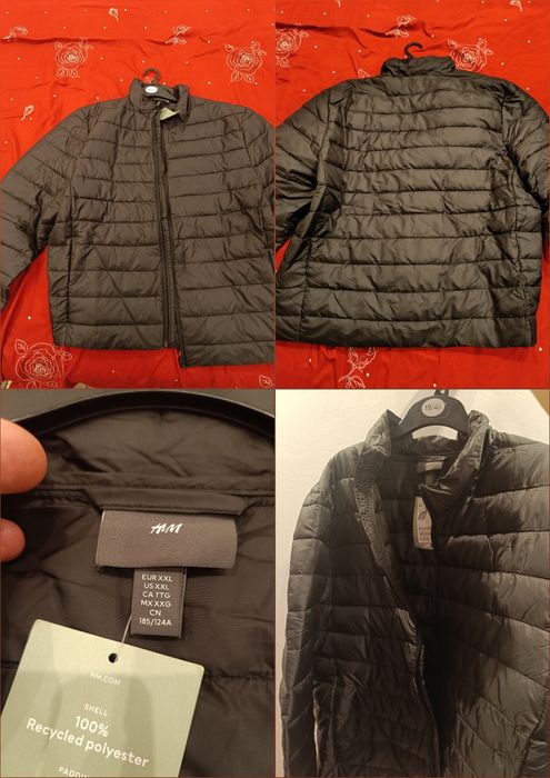 Geacă H&M, mărimea XXL, nouă cu etichetă, neagră