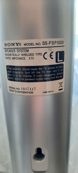 Boxe Sony model SS-FSP 1000 (143W)