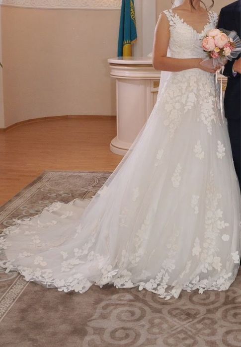 Свадебное платье , 42-44 размер