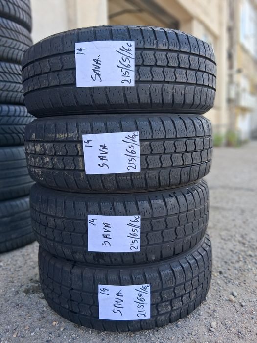 4×215/65/16cM+S.SAVA.Stare excelenta.