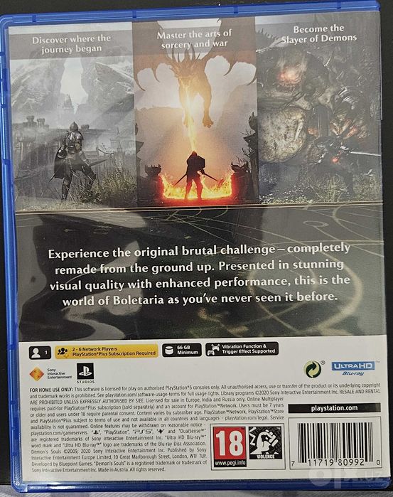 Demon's Souls Remastered PS5