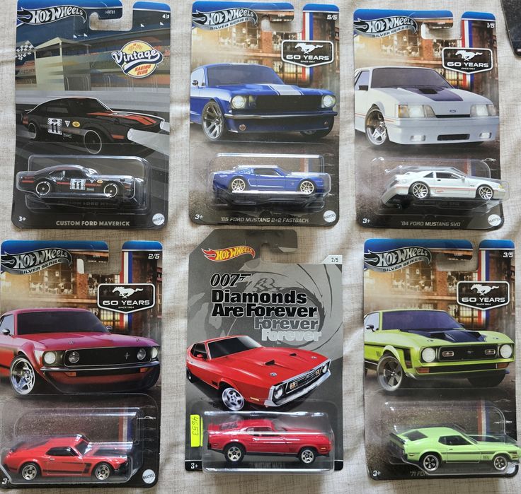 Колекция на hot wheels mustang