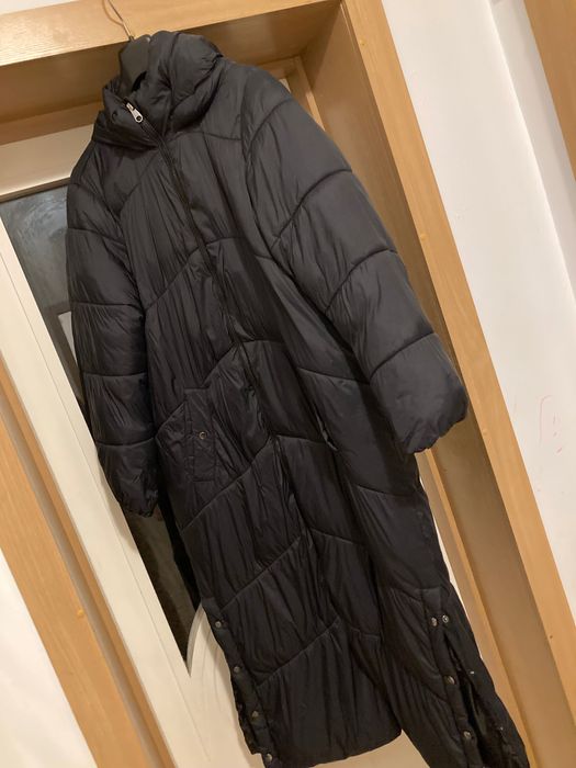 Нова цена-250 лв.!Палто естествена кожа с косъм