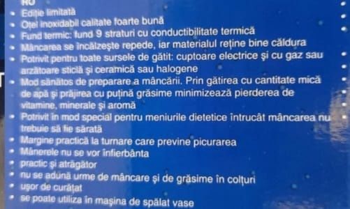 Set oale inox 17 piese