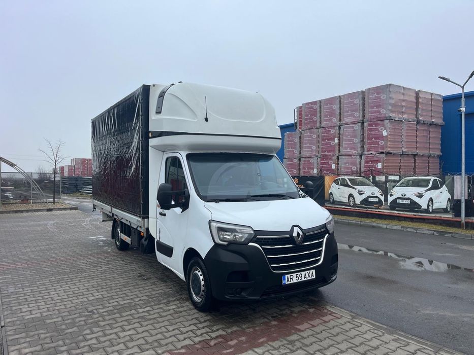 Vand renou master 2022  9 europaleti cu cabina de dormit