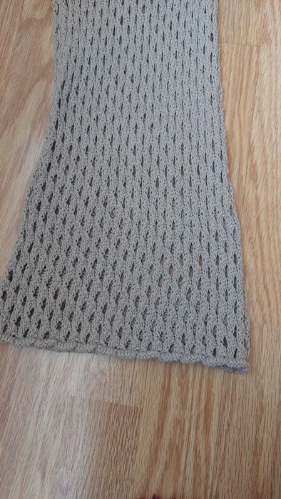 Top tricotat scurt MONKI bej XL