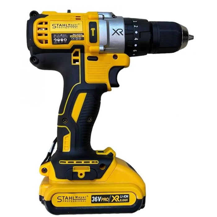 Акумулаторен ударен винтоверт Stahlmayer Xr pro. С метален патронник