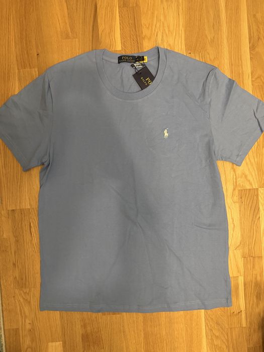 Tricou ralph lauren albastru baby blue L