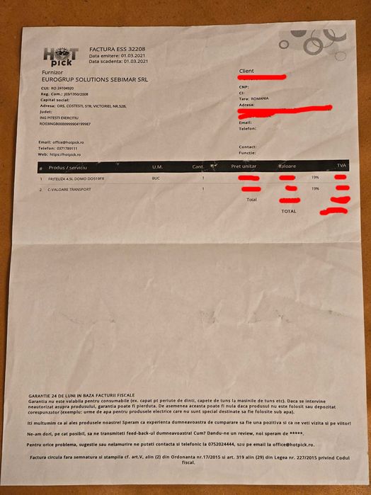 Friteuza Domo DO519FR, 4,5 L Alb/Negru