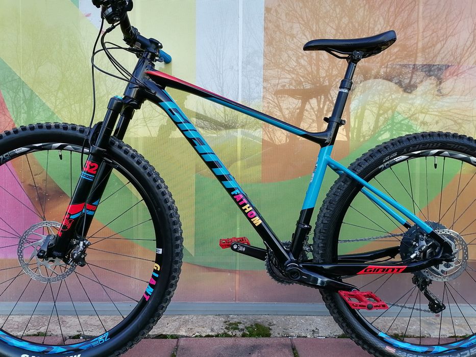 Giant Fathom*29цола*L размер*,Fox 32*Shimano XT*Дропър Колче