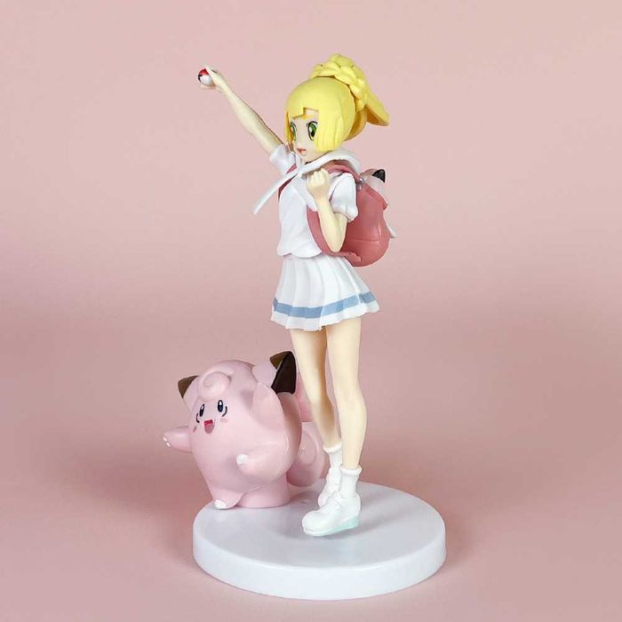 Figurina Anime Pokemon the Series: Sun & Moon - Lillie Clefairy Cleffa