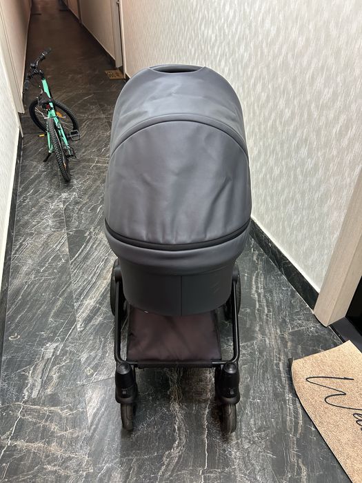 Krausman Rider Soft Grey 3 in 1 + Scoică ADAC – Stare Foarte Bună