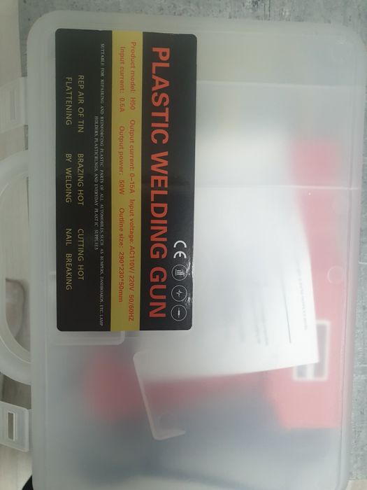 Pistol de lipit plastic