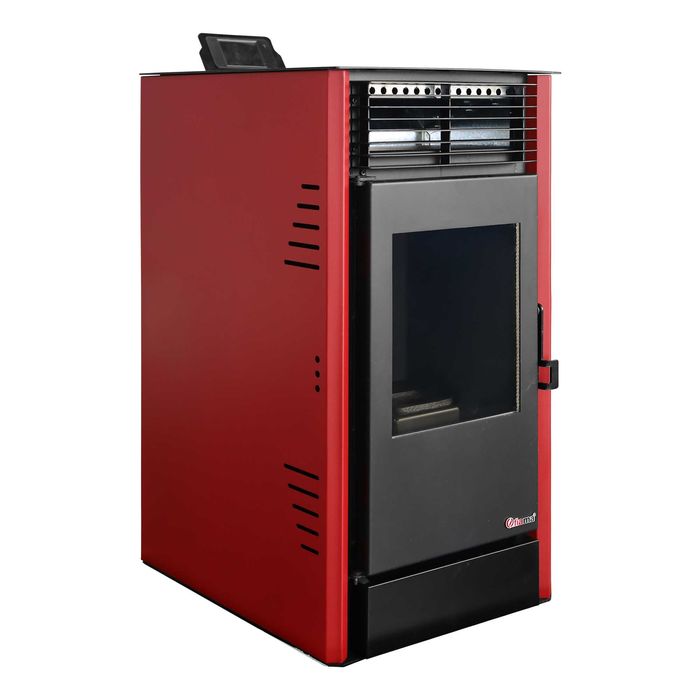 Semineu pe peleti cu aer cald Fiama Fuoco 8 kw, 80 mp