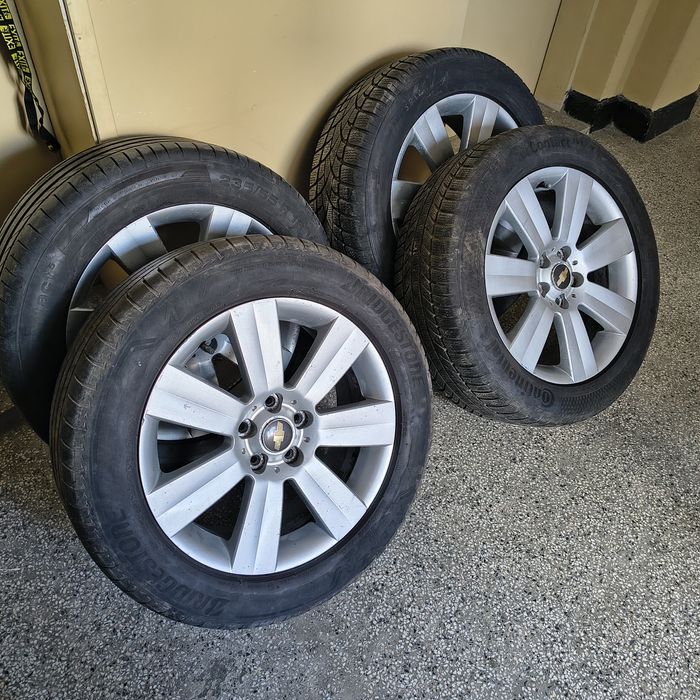 4 бр . 18 цола 5х 115 от шевролет каптива с гуми