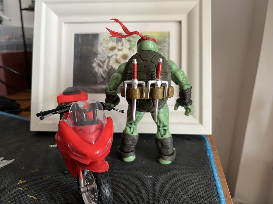 BST AXN Raphael & motor- Figurina Testoasele Ninja TMNT Ninja turtles ...