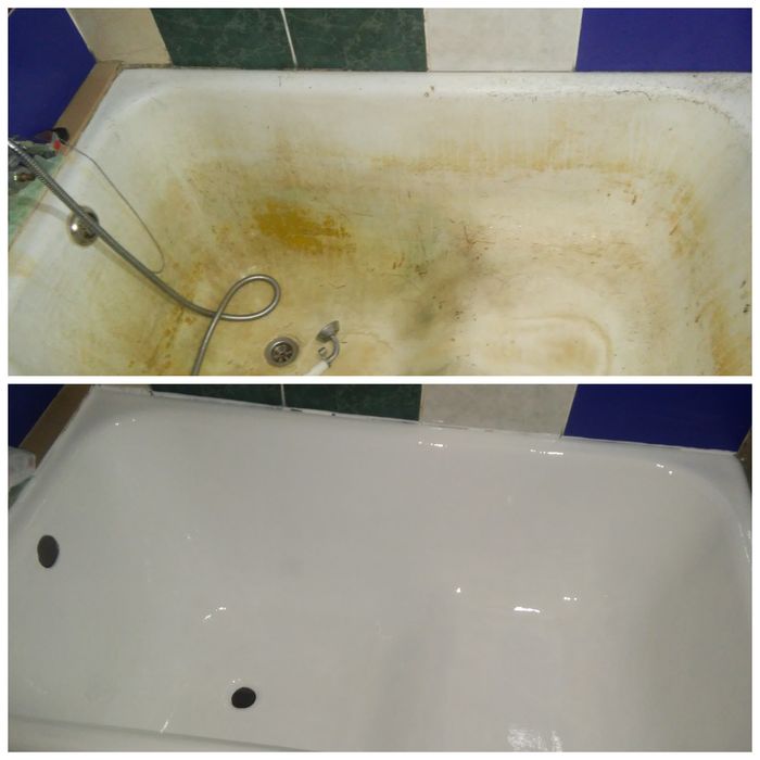 Аккуратная эмалировка ванн по немецкой технологии.Реставрация.Ремонт.