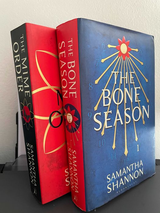 Set 2x Carte best seller ENG Samantha Shannon Bone Season & Mime Order
