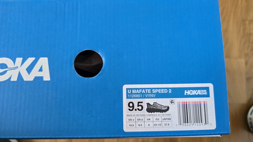 Hoka Mafate Speed 2  43.5 44 si Speed 4 lite 44 noi