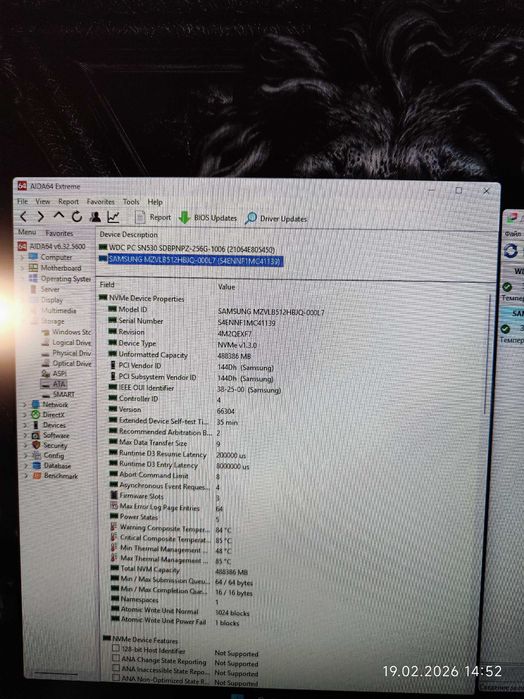 SSD 512GB Samsung MZVLB512HBJQ-000L7 NVME
