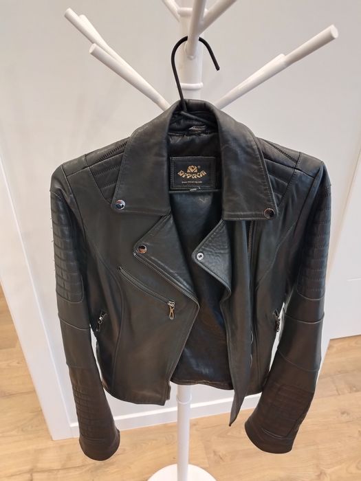 Дамско яке естествена кожа българско производство ,марка MITRON