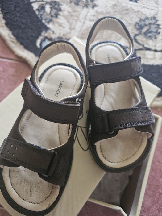 Sandale baieti  lasocki piele