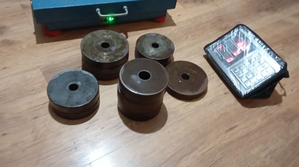 Штанга + гантели