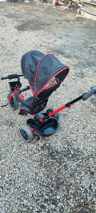 Детский велосипед с родительской ручкой