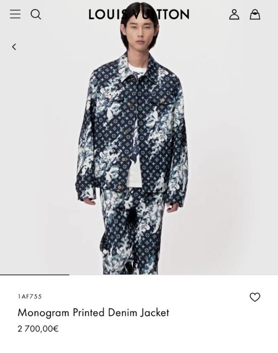 Geaca/Jacheta denim Louis Vuitton ca noua