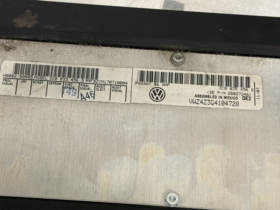 Усилвател фолксваген пасат-Файтон-Passat Phaeton