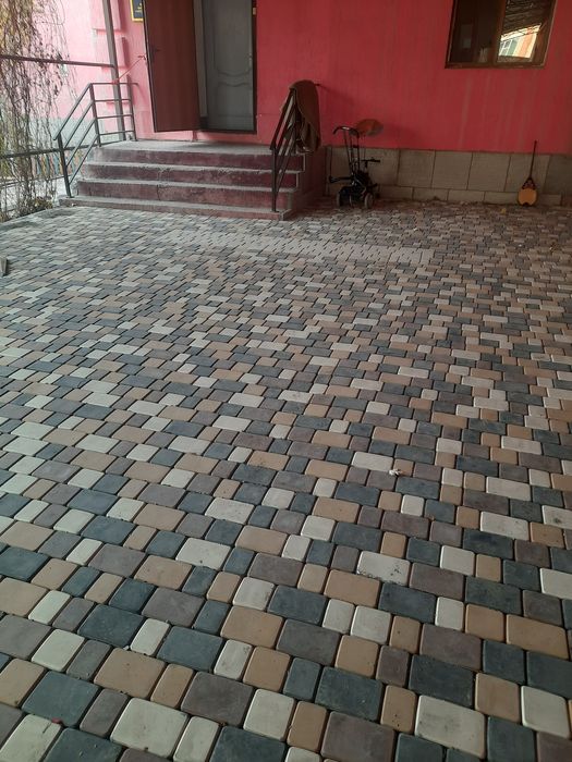 Брусчатка. Термопанел. Пенопласт.