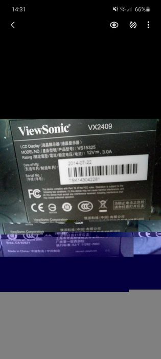 Монитор ViewSonik