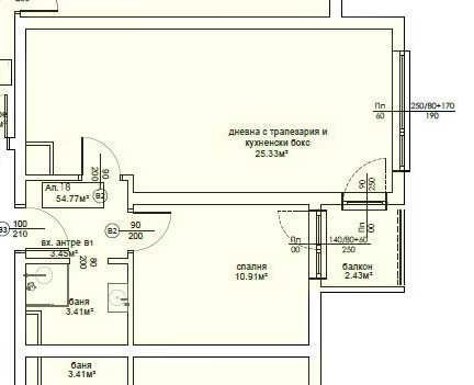 Двустаен , за продажба , жк. Овча купел 2