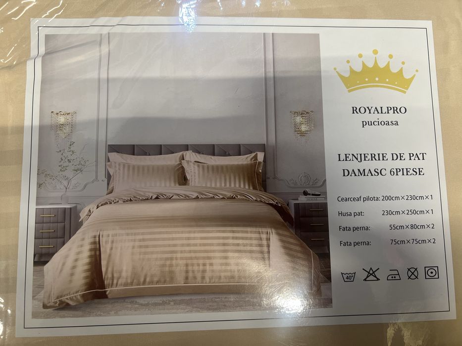 Lenjeri de pat Damasc Hotel