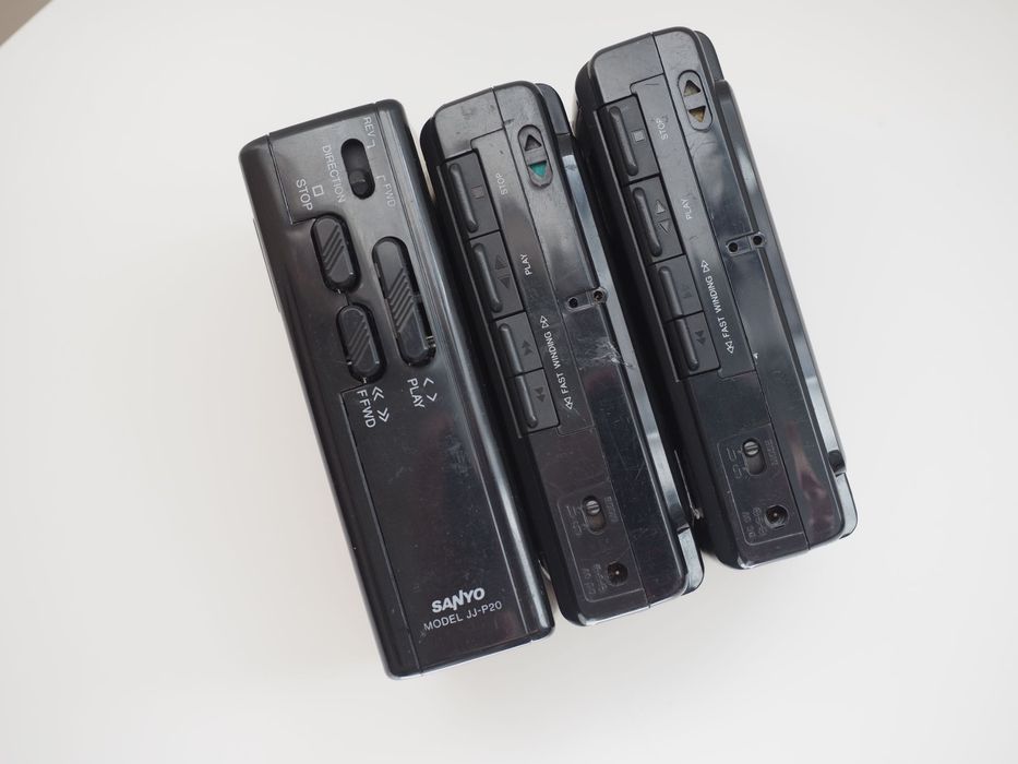 Playere Sanyo din Japonia, preț pentru trei bucăți, retro, casetofon walkman, JJ, Remocon