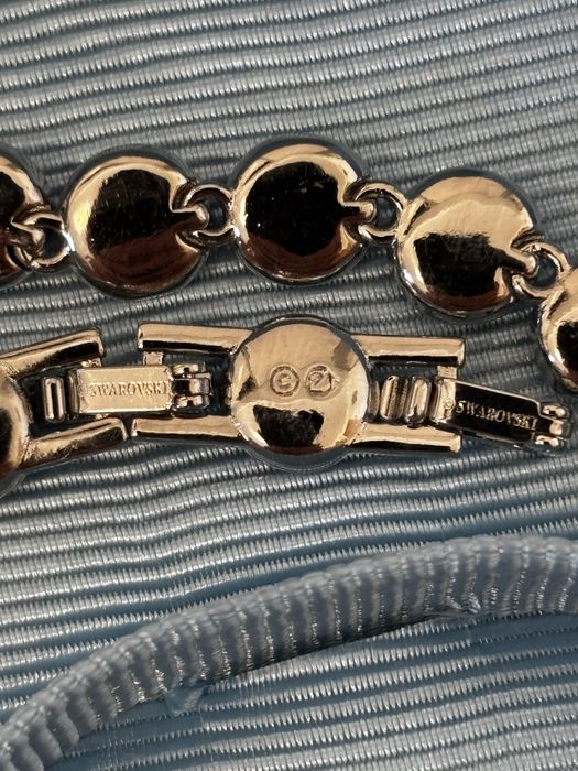 Colier Swarovski Angelic Tennis alb
