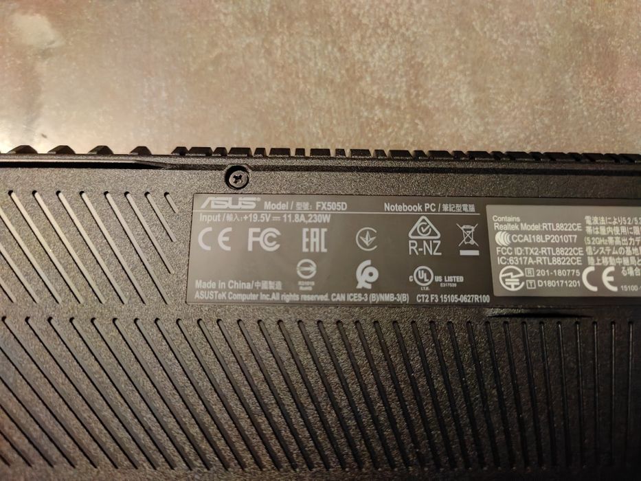 Laptop Asus tuf fx505d