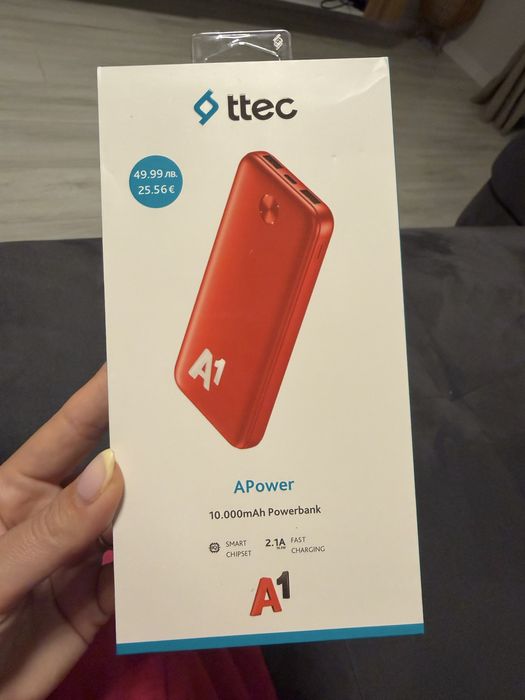 Преносима батерия ttec 10.000mAh powerbank
